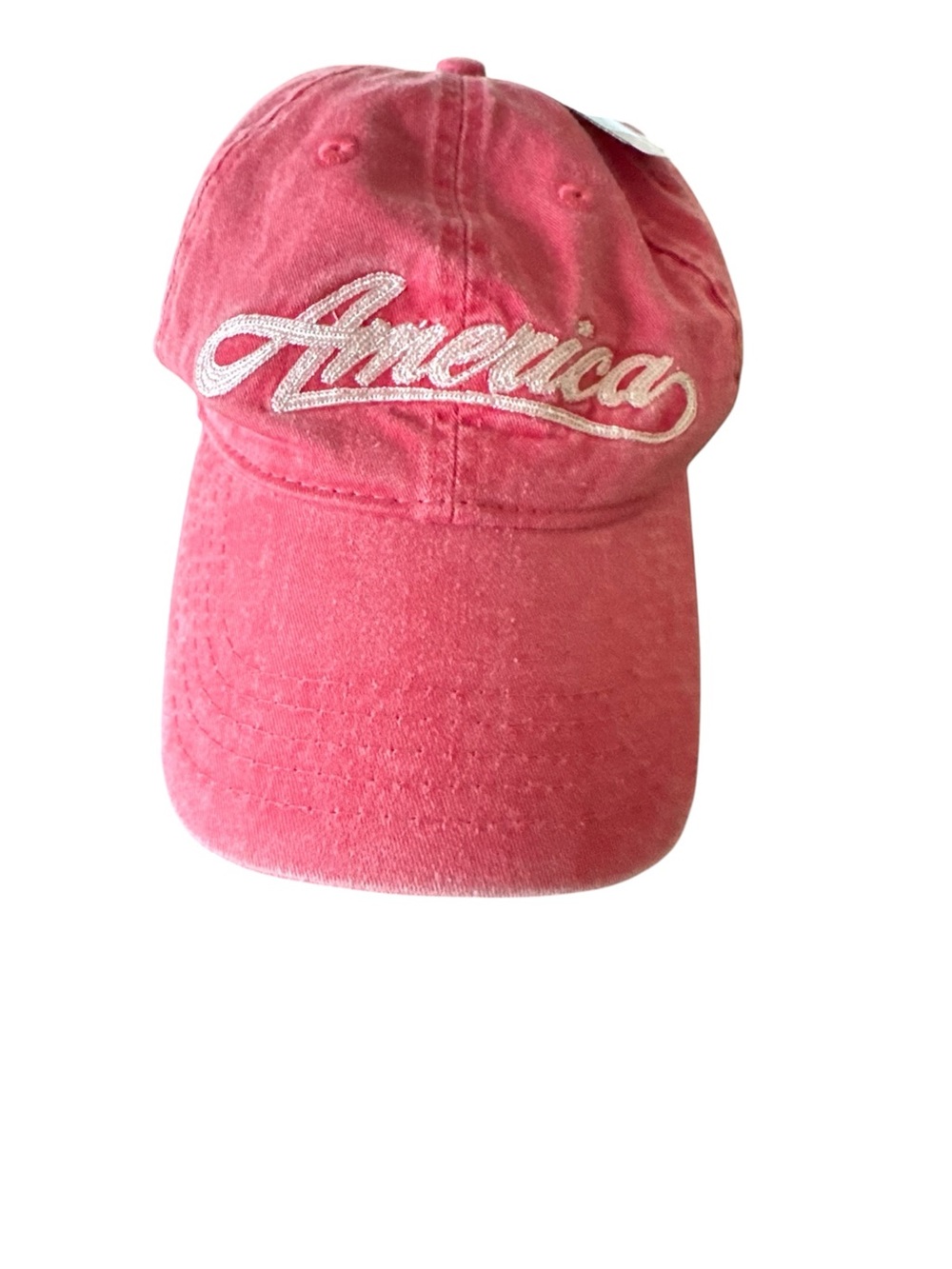 American Script Pink Baseball Cap - Women's Casual Hat